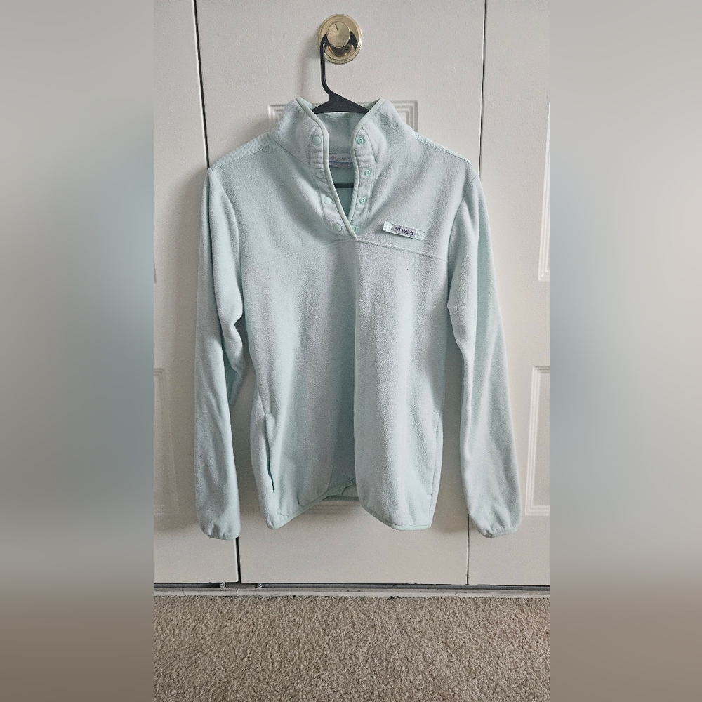 Columbia Mint Green Fleece Pullover